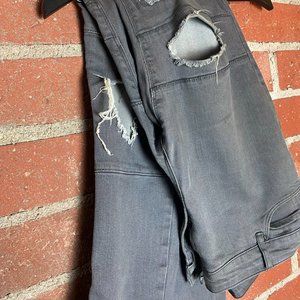 Men's Asos Grey Slim Denim